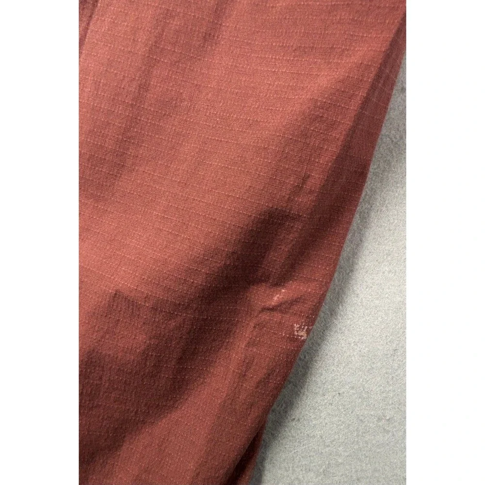Vuori Men’s Ripstop Pants Brick Red Organic Cotton Climber